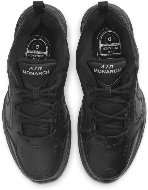 Nike chunky air monarch best sale iv sneakers zwart heren