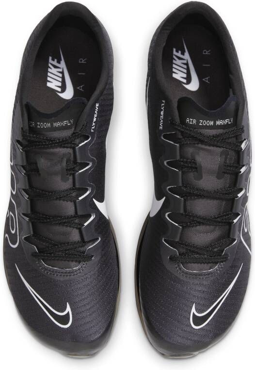 Nike Air Zoom Maxfly More Uptempo Track and field sprinting spikes Zwart