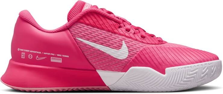 Nike Court Air Zoom Vapor Pro 2 Tennisschoenen voor dames (gravel) Roze