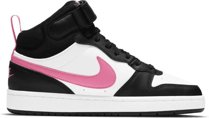 Nike Court Borough Mid 2 Kinderschoenen Zwart