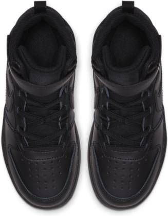 Nike Court Borough Mid 2 Kleuterschoenen Zwart