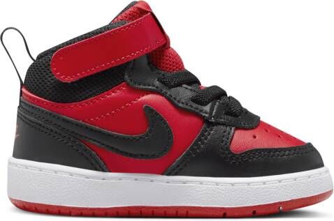 Nike Court Borough Mid 2 schoenen voor baby's peuters Rood