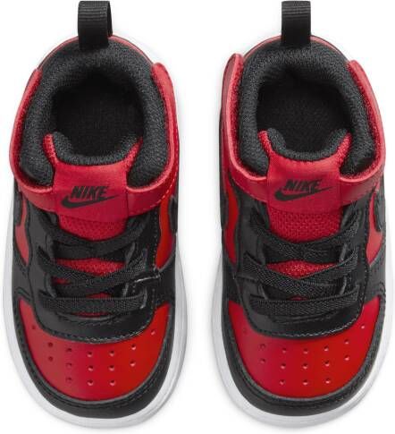 Nike Court Borough Mid 2 schoenen voor baby's peuters Rood