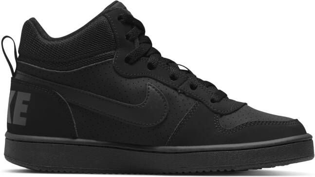 Nike Court Borough Mid Kinderschoenen Zwart