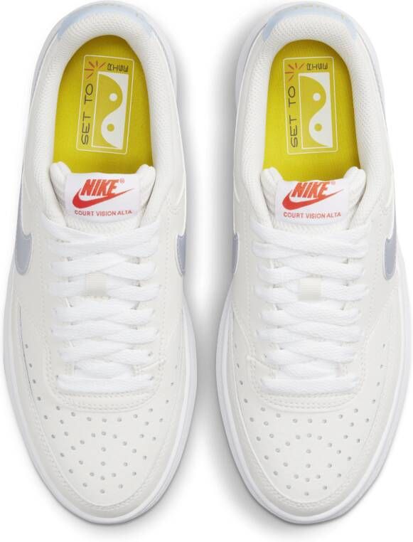 Nike Court Vision Alta Damesschoen Grijs