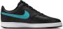 Nike Lage Court Vision Sneaker Zwart Wit Black Heren - Thumbnail 3