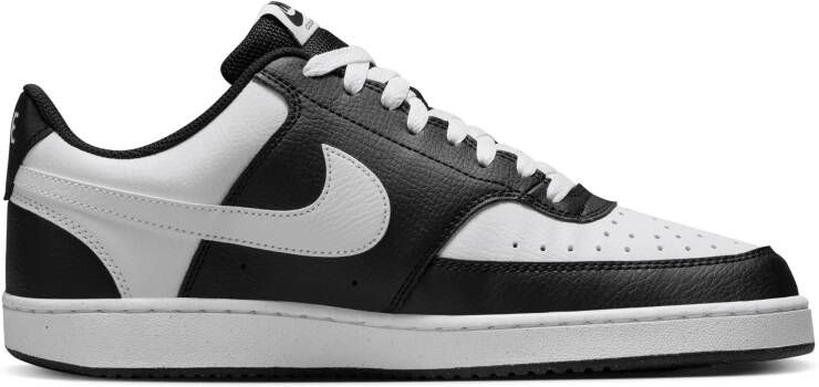 Nike Zwart Wit Lage Court Vision Sneakers Black Heren - Foto 3