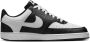 Nike Zwart Wit Lage Court Vision Sneakers Black Heren - Thumbnail 3