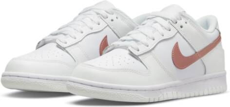 Nike Dunk Low Kinderschoenen Wit