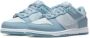 Nike Dunk Low Aura Worn Blue Clear Sneakers Kids Blauw Grijs Wit - Thumbnail 5