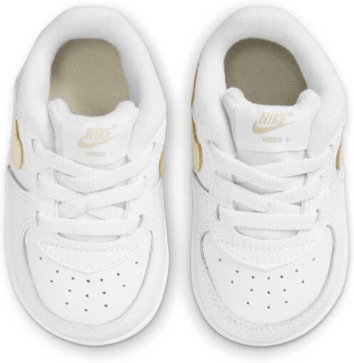 Nike Force 1 Wiegbooties voor baby's Wit