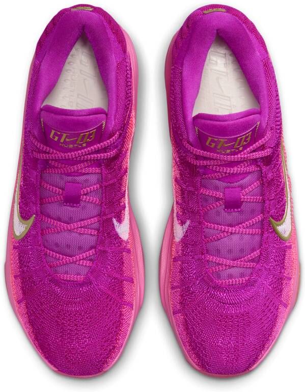 Nike G.T. Hustle 3 basketbalschoenen Roze