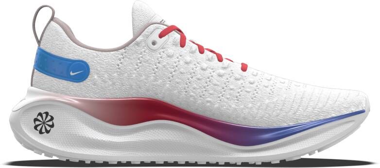 Nike InfinityRN 4 By You custom hardloopschoenen voor dames (straat) Wit