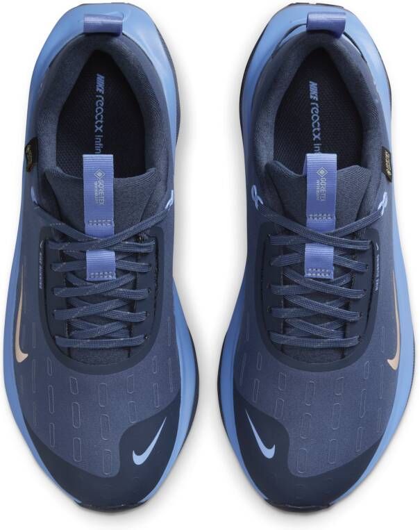 Nike InfinityRN 4 GORE-TEX waterdichte hardloopschoenen voor dames (straat) Blauw