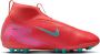 Nike Jr. Mercurial Superfly 10 Academy high top voetbalschoenen voor kleuters kids (kunstgras) Rood - Thumbnail 4