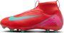 Nike Jr. Mercurial Superfly 10 Academy high-top voetbalschoenen voor kleuters kids (meerdere ondergronden) Rood - Thumbnail 2