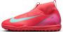 Nike Jr. Mercurial Superfly 10 Academy high top voetbalschoenen voor kleuters kids (turf) Rood - Thumbnail 2