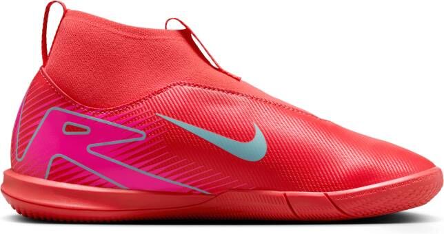 Nike Jr. Mercurial Superfly 10 Academy high top zaalvoetbalschoenen voor kleuters kids Rood