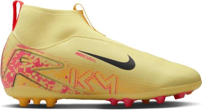 Nike Jr. Mercurial Superfly 10 Academy 'Kylian Mbappé' high top voetbalschoenen voor kids (kunstgras) Oranje