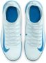 Nike Jr. Mercurial Superfly 10 Club high-top voetbalschoenen voor kleuters kids (turf) Blauw - Thumbnail 4