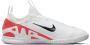 Nike Zoom Mercurial Vapor 15 Academy Veterloze Zaalvoetbalschoenen (IN) Kids Wit Felrood Zwart - Thumbnail 3