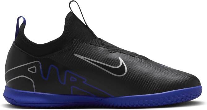 Nike Jr. Mercurial Vapor 15 Academy low-top zaalvoetbalschoen voor kleuters kids Zwart