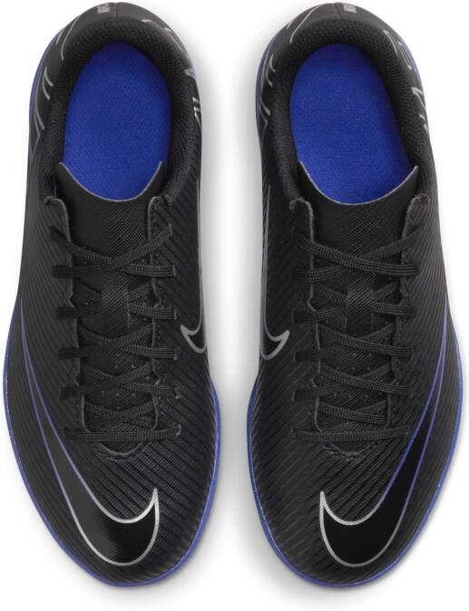 Nike Jr. Mercurial Vapor 15 Club low top zaalvoetbalschoenen voor kleuters kids Zwart