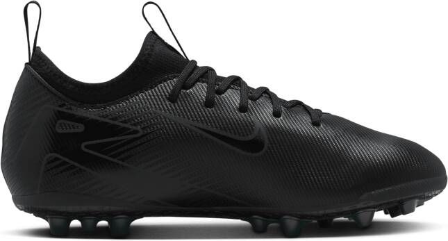 Nike Jr. Mercurial Vapor 16 Academy low top voetbalschoenen voor kleuters kids (kunstgras) Zwart