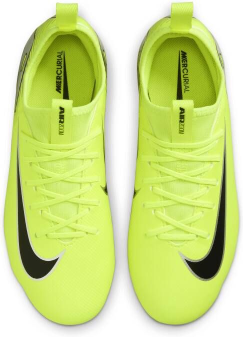 Nike Jr. Mercurial Vapor 16 Academy low-top voetbalschoenen voor kleuters kids (meerdere ondergronden) Geel