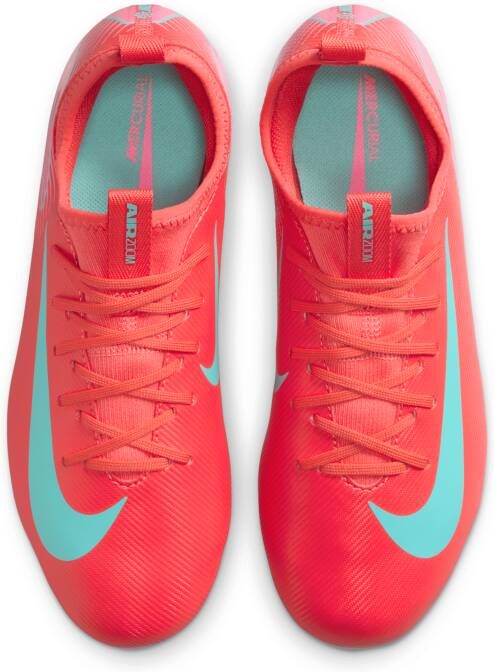 Nike Jr. Mercurial Vapor 16 Academy low-top voetbalschoenen voor kleuters kids (meerdere ondergronden) Rood