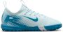 Nike Jr. Mercurial Vapor 16 Academy low top voetbalschoenen voor kleuters kids (turf) Blauw - Thumbnail 3