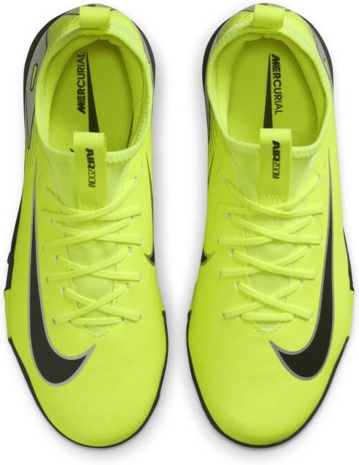 Nike Jr. Mercurial Vapor 16 Academy low top voetbalschoenen voor kleuters kids (turf) Geel