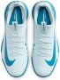 Nike Jr. Mercurial Vapor 16 Academy low top zaalvoetbalschoenen voor kleuters kids Blauw - Thumbnail 5