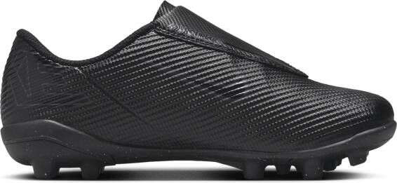 Nike Jr. Mercurial Vapor 16 Club low top voetbalschoenen voor kleuters (meerdere ondergronden) Zwart