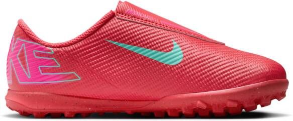 Nike Jr. Mercurial Vapor 16 Club low-top voetbalschoenen voor kleuters (turf) Rood