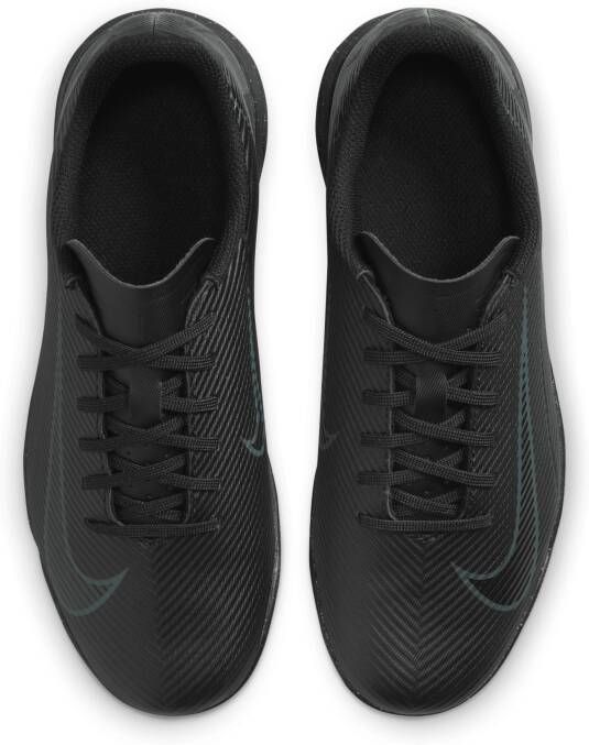 Nike Jr. Mercurial Vapor 16 Club low-top voetbalschoenen voor kleuters kids (turf) Zwart