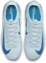 Nike Jr. Mercurial Vapor 16 Pro low-top voetbalschoenen voor kleuters kids (stevige ondergrond) Blauw - Thumbnail 4