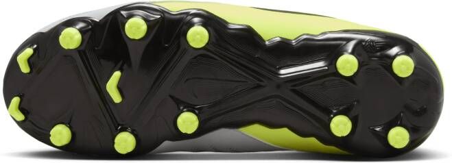 Nike Jr. Phantom GX 2 Academy MG low-top voetbalschoenen voor kleuters kids (meerdere ondergronden) Grijs