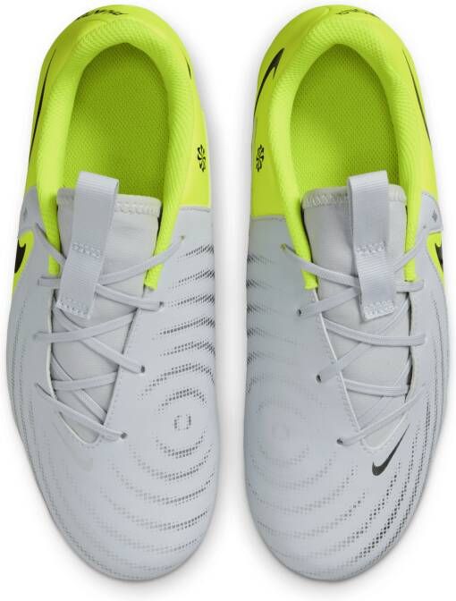 Nike Jr. Phantom GX 2 Academy MG low-top voetbalschoenen voor kleuters kids (meerdere ondergronden) Grijs