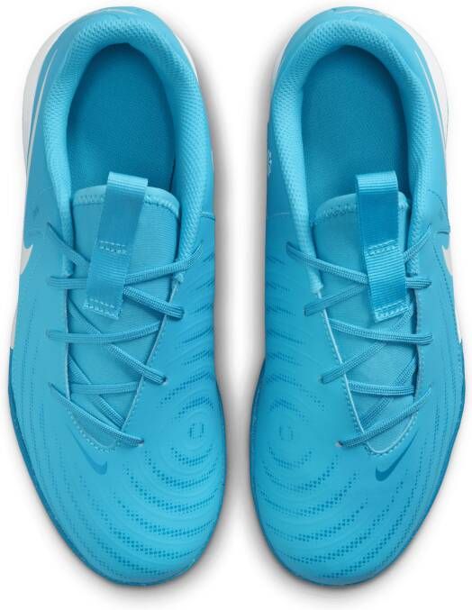 Nike Jr. Phantom GX 2 Academy zaalvoetbalschoenen voor kleuters kids Blauw