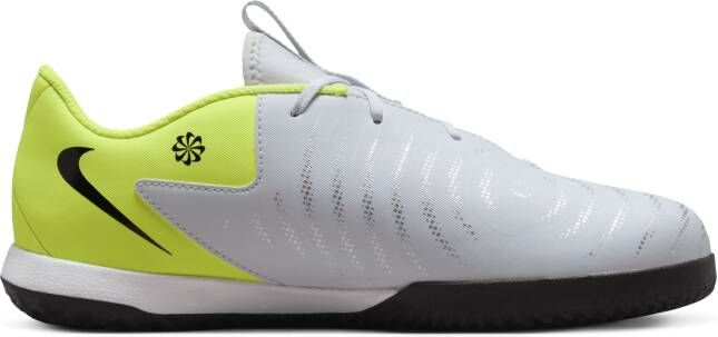 Nike Jr. Phantom GX 2 Academy zaalvoetbalschoenen voor kleuters kids Grijs