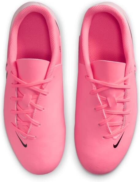 Nike Jr. Phantom GX 2 Club MG low-top voetbalschoenenen voor kleuters kids (meerdere ondergronden) Roze