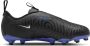 Nike Jr. Phantom GX Academy low top voetbalschoenen voor kids (meerdere ondergronden) Zwart - Thumbnail 3