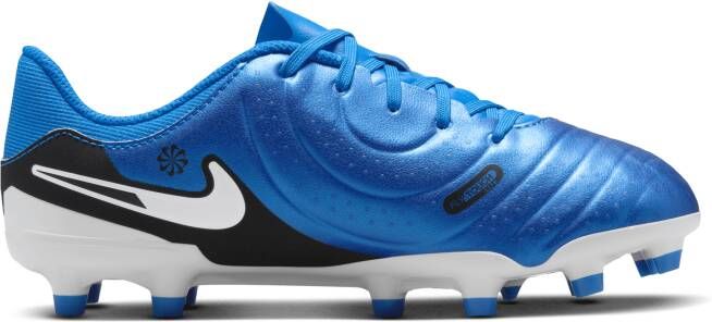 Nike Jr. Tiempo Legend 10 Academy low-top voetbalschoenen voor kleuters kids (meerdere ondergronden) Blauw