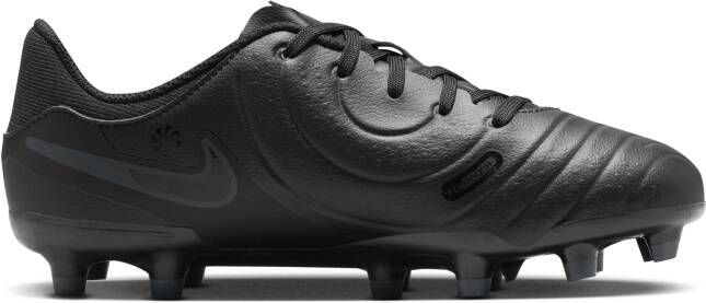 Nike Jr. Tiempo Legend 10 Academy low-top voetbalschoenen voor kleuters kids (meerdere ondergronden) Zwart