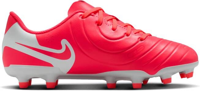 Nike Jr. Tiempo Legend 10 Club low top voetbalschoenen voor kleuters kids (meerdere ondergronden) Roze