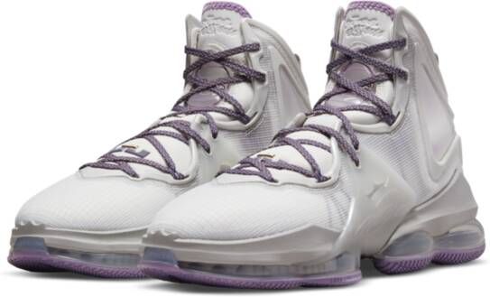 Nike LeBron 19 Basketbalschoenen Grijs