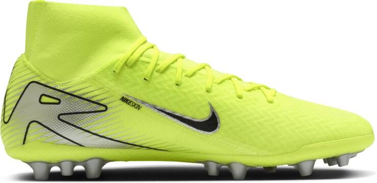 Nike Mercurial Superfly 10 Academy high-top voetbalschoenen (kunstgras) Geel