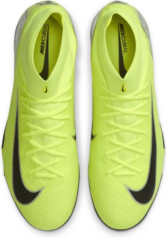 Nike Mercurial Superfly 10 Academy high-top voetbalschoenen (turf) Geel