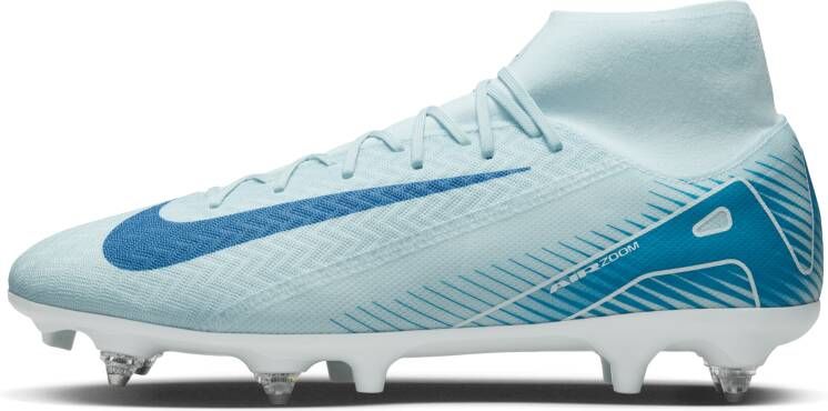 Nike Mercurial Superfly 10 Academy SG-Pro high top voetbalschoenen Blauw